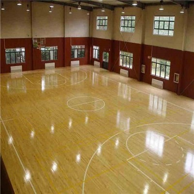 河北运动地板厂家篮球馆木地板生产厂家桦木运动木地板定制加工
